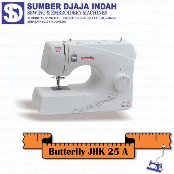  Mesin Jahit Portable / Mini Butterfly JHK25A