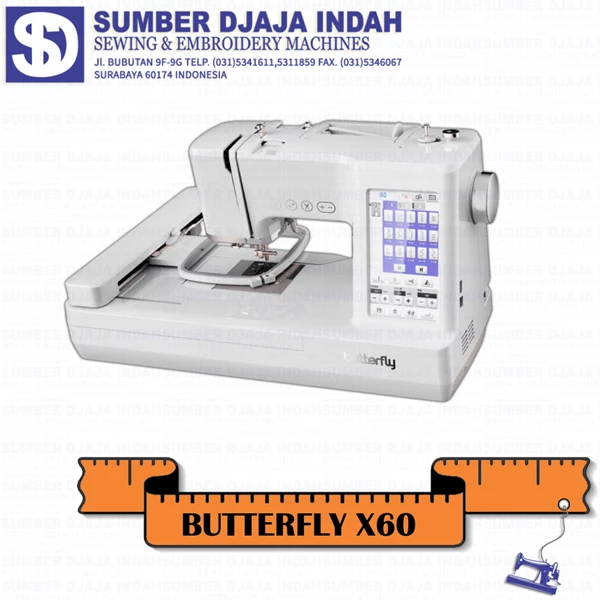 Embrodery portable machine Butterfly X60