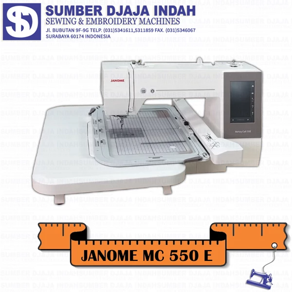 Embroidery Portable Machine Janome MC550E