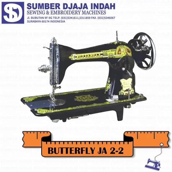 Home Industry Sewing Machine Traditional Butterfly JA2-2