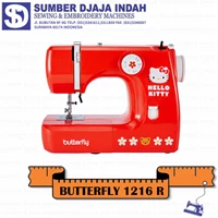 Mesin Jahit Portable / Mini Butterfly 1216R (Hello Kitty Edition)
