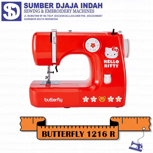 Portable / Mini Sewing Machine Butterfly 1216R (Hello Kitty Edition)