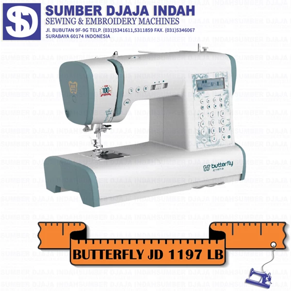 Portable / Mini Butterfly Sewing Machine JD1197LB