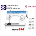 Singer sewing machine Type 974 1