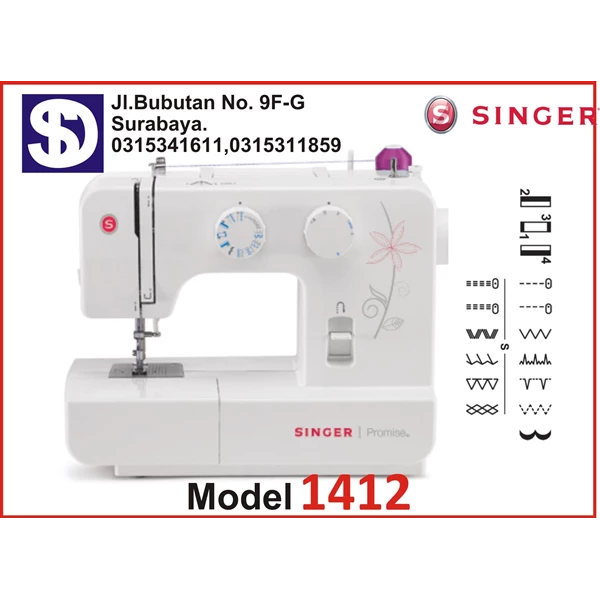 Sewing Machine Singer 1412