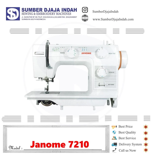 Mesin Jahit Portable Janome NS-7210