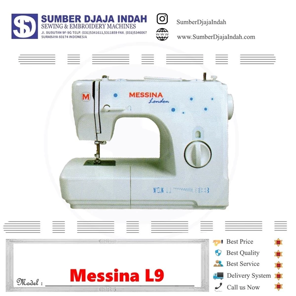 Portable Sewing Machine Messina L9