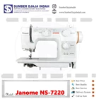 Mesin Jahit Portable Janome NS-7220 1