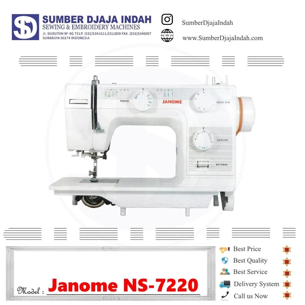Mesin Jahit Portable Janome NS-7220
